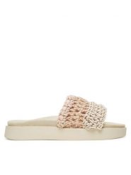 Inuikii Klapki Loose Knitted 70104-110 Beżowy. Brązowe klapki damskie Inuikii, bez wzorów, z materiału, bez obcasa. Za 619.99 zł.