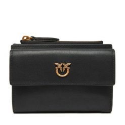 Portfel PINKO. Czarne portfele damskie Pinko, bez wzorów. Za 449.99 zł.