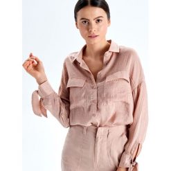 Koszula z kieszeniami - Różowy. Koszule damskie Cropp. Za 79.99 zł.
