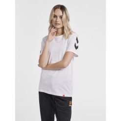 Koszulka Hummel hmlLEGACY Chevron. Białe koszulki sportowe męskie Hummel, m, bez wzorów, bez kołnierzyka, bez ramiączek, do piłki nożnej. Za 127.50 zł.