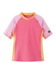 Reima Koszulka do pływania Joonia 5200138E Różowy. Czerwone t-shirty i topy dla dziewczynek Reima, bez wzorów, z syntetyku, bez ramiączek. Za 159.99 zł.