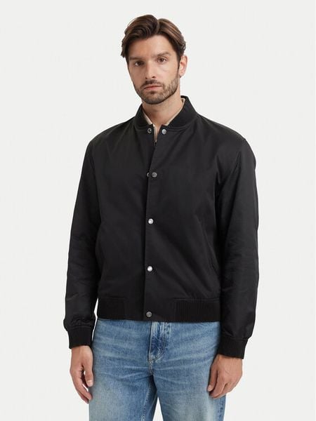 BOSS Kurtka bomber H-Covor 50564412 Czarny Relaxed Fit. Czarne kurtki męskie Boss, m, bez wzorów, z syntetyku, bez kaptura. Za 1,316.99 zł.