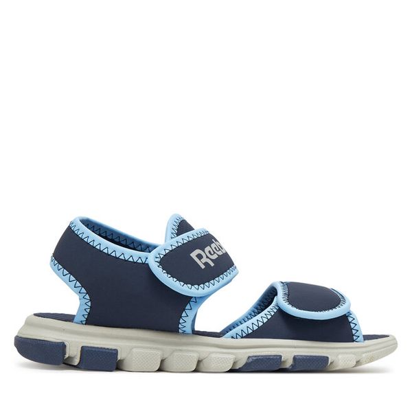 Sandały Reebok. Niebieskie sandały chłopięce Reebok, bez zapięcia. Za 99.99 zł.