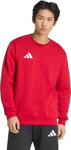 Bluza męska adidas Entrada 26 Sweat Top czerwona JZ6575 L. Czerwone bluzy męskie Adidas, l, bez wzorów, bez kaptura. Za 134.14 zł.