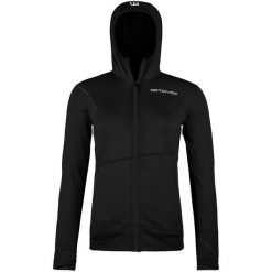 Bluza polarowa damska Ortovox Fleece Light Hoody. Czarne bluzy damskie ORTOVOX, s, bez wzorów, z materiału, bez kaptura. Za 791.99 zł.