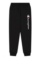 Spodnie męskie Champion Rib Cuff Pants. Czarne spodnie sportowe męskie Champion, m, bez wzorów, z bawełny, na fitness i siłownię. Za 153.99 zł.