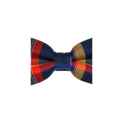 Mucha gotowa bowstyle Kolorowa kratka. Brązowe krawaty i muchy Bowstyle, w kolorowe wzory, z tkaniny. Za 75.00 zł.