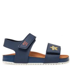 Sandały Garvalin. Niebieskie sandały chłopięce Garvalin, bez zapięcia. Za 129.99 zł.