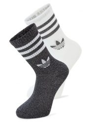 Adidas Originals Skarpety w opakowaniu po 2 sztuki Kobiety czarny|biały|srebrny jednolity, S. Białe skarpety damskie adidas Originals, bez wzorów. Za 79.95 zł.