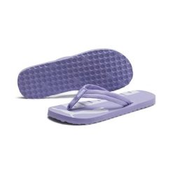 Klapki Puma Epic Flip V2 unisex. Białe klapki damskie Puma, bez wzorów, z materiału, sportowe, bez obcasa. Za 94.50 zł.
