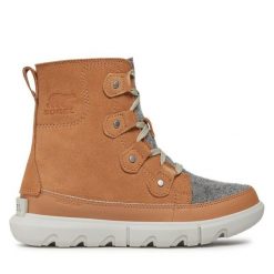 Śniegowce Sorel. Brązowe kozaki damskie Sorel. Za 629.99 zł.