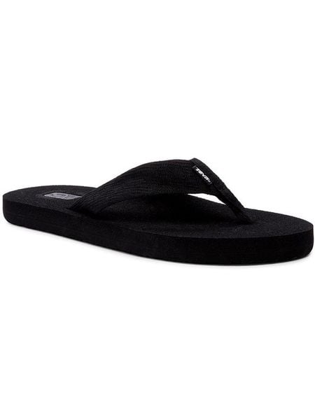 Teva Japonki Mush II 4168 Czarny. Czarne buty sportowe męskie Teva, z materiału, bez zapięcia. Za 142.99 zł.