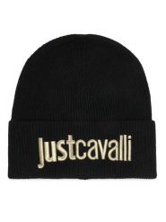 Just Cavalli Czapka 81QAZK01 ZG239 Czarny. Czarne czapki i kapelusze damskie Just Cavalli, na zimę, bez wzorów, z poliesteru. Za 344.99 zł.