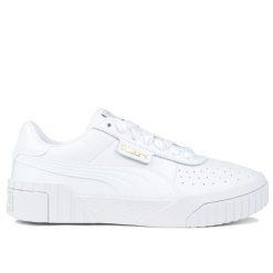 Buty damskie sneakersy Puma CALI. Białe obuwie sportowe damskie Puma, bez wzorów, z gumy, tenisowe. Za 129.00 zł.