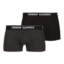 Bokserki Męskie (zestaw 2 Sztuk). Czarne bokserki męskie Urban Classics, m, bez wzorów. Za 67.99 zł.