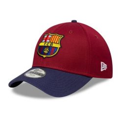 FC Barcelona x New Era czapka z daszkiem junior wielokolorowa. Czapki i kapelusze męskie FC Barcelona, bez wzorów, z bawełny. Za 197.02 zł.