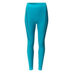 Damskie Spodnie Termoaktywne Acti Z Warstwą Bazową. Niebieskie legginsy damskie ELBRUS, bez wzorów, trekkingowe. Za 146.99 zł.