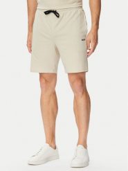 BOSS Szorty sportowe Mix&Match 50515314 Kremowy Regular Fit. Białe krótkie spodenki sportowe męskie Boss, m, bez wzorów, z bawełny. Za 199.99 zł.