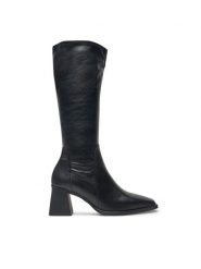 Vagabond Shoemakers Kozaki Hedda 5602-202-20 Czarny. Czarne kozaki damskie Vagabond Shoemakers, ze skóry, bez obcasa, na słupku. Za 849.99 zł.