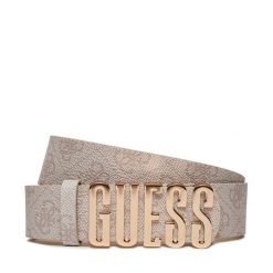 Pasek Damski Guess. Brązowe paski damskie Guess, z aplikacjami. Za 179.99 zł.