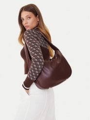 Guess Torebka HWNG75 34020 Brązowy. Brązowe torebki do ręki damskie Guess, z aplikacjami, ze skóry, bez dodatków. Za 309.99 zł.