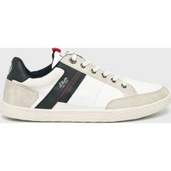 S. Oliver - Buty. Białe buty sportowe męskie S.Oliver, z materiału, bez zapięcia. W wyprzedaży za 179.90 zł.