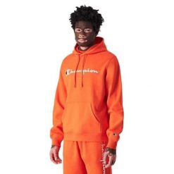 Męska Bluza Z Kapturem. Brązowe bluzy męskie Champion, m, bez wzorów, z kapturem, trekkingowe. Za 325.99 zł.