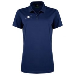 Damska koszulka polo Gilbert Photon II. Niebieskie koszulki sportowe damskie gilbert, l, bez wzorów, z poliesteru, bez kołnierzyka, bez ramiączek. Za 278.00 zł.