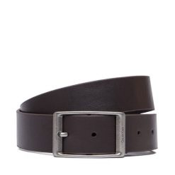 Pasek Calvin Klein. Brązowe paski damskie Calvin Klein, bez wzorów, casualowe. Za 209.99 zł.