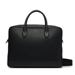Torba na laptopa BOSS. Czarne torby na laptopa męskie Boss, bez wzorów. Za 1,449.00 zł.