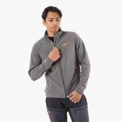 Bluza polarowa turystyka męska Swedemount Tromsö Fleece. Brązowe bluzy męskie SWEDEMOUNT, m, bez wzorów, z polaru, bez kaptura, narciarskie. Za 169.99 zł.