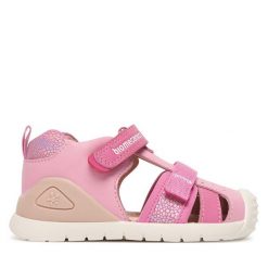 Sandały Biomecanics. Czerwone sandały dziewczęce Biomecanics, bez zapięcia. Za 269.99 zł.