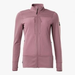 Bluza polarowa Wędrówki damska Swedemount Trondheim Wind Mid Layer Full Zip. Fioletowe bluzy damskie SWEDEMOUNT, bez wzorów, z polaru, bez kaptura, narciarskie. Za 249.99 zł.