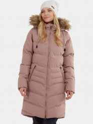 Płaszcz Zimowy Damski Fundango Puppis. Fioletowe płaszcze damskie Fundango, na zimę, xs, bez wzorów, z futra, eleganckie, długie, bez kaptura. Za 499.00 zł.