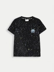 Coccodrillo T-Shirt ZC4143201WBK Czarny Regular Fit. Czarne t-shirty dla chłopców COCCODRILLO, bez wzorów, z bawełny, bez ramiączek. Za 39.99 zł.