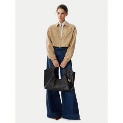 Torebka MICHAEL Michael Kors. Czarne torebki do ręki damskie MICHAEL Michael Kors, bez wzorów, bez dodatków. Za 1,779.00 zł.