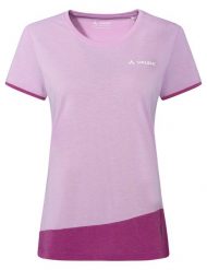 Koszulka damska Sveit Shirt. Czerwone koszulki sportowe damskie Vaude, bez wzorów, z bawełny, bez kołnierzyka, bez ramiączek, trekkingowe. Za 189.00 zł.