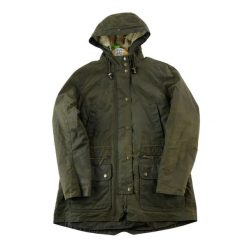 Second life - Parka damska Barbour Kelsall Wax - Stan bardzo dobry. Zielone parki damskie Barbour, m, bez wzorów, z materiału, casualowe, bez kaptura. Za 425.96 zł.