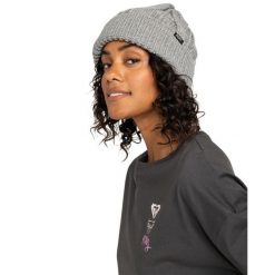 Czapka z mankietem dla Kobiety SNOW CAKE Szary. Szare czapki i kapelusze damskie Roxy, bez wzorów, z dzianiny, sportowe. Za 129.00 zł.