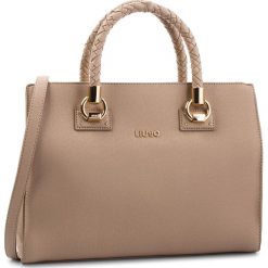 Torebka LIU JO - M Satchel Zip Manhat N68093 E0087 Cammel 51314. Brązowe torebki do ręki damskie Liu Jo, ze skóry ekologicznej. Za 739.00 zł.