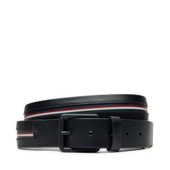 Pasek Męski Tommy Hilfiger. Czarne paski damskie Tommy Hilfiger, bez wzorów, casualowe. Za 199.99 zł.