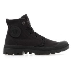 Buty Palladium Mono Chrome M 73089-001-M czarne. Czarne trampki męskie bez wzorów, z gumy, bez zapięcia. Za 503.88 zł.