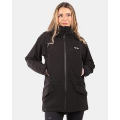 Damski płaszcz outdoorowy Kilpi AYRA-W. Czarne kurtki damskie Kilpi, s, bez wzorów, bez kaptura. Za 545.99 zł.