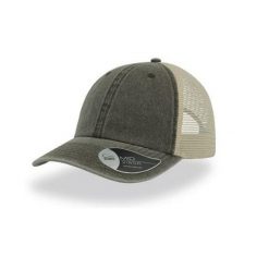 Czapka Unisex Case Pigment Barwiona 6panelowa Trucker. Zielone czapki i kapelusze damskie ATLANTIS, bez wzorów. Za 55.99 zł.