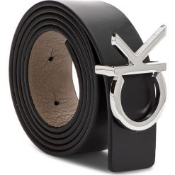 Pasek Damski CALVIN KLEIN - Ck Rev Belt Giftbox K60K604753 85 910. Brązowe paski damskie Calvin Klein, w paski, ze skóry. Za 299.00 zł.