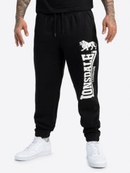 Spodnie do biegania Lonsdale Ockle. Czarne spodnie sportowe męskie Lonsdale, s, bez wzorów, z dresówki, do biegania. Za 216.50 zł.