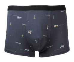 Bokserki Obcisłe, Popielate w Samochody, Bawełniane, Majtki z Elastanem -ALTIES. Szare bokserki męskie Alties, l, bez wzorów, z bawełny. Za 35.00 zł.