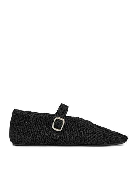 Badura Baleriny EO-ALENA-01 Czarny. Czarne baleriny damskie Badura, bez wzorów, z materiału, bez obcasa. Za 162.99 zł.