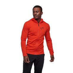 Bluza trekkingowa z kapturem męska Black Diamond Coefficient Hoody. Czerwone bluzy męskie Black Diamond, m, bez wzorów, z kapturem, trekkingowe. Za 357.99 zł.