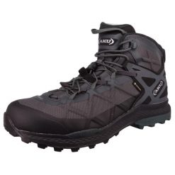 Buty turystyczne męskie AKU Rocket Mid DFS GTX. Szare trekkingi męskie Aku, trekkingowe. Za 739.99 zł.